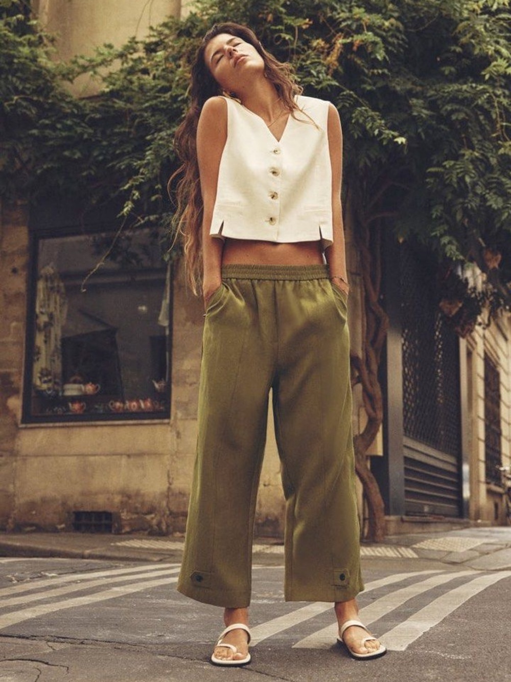 NWOT Zara Carrot Fit Trouser (XS)